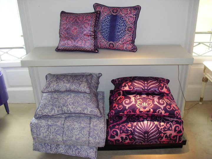 Versace cushions created by Ilian Rachov
